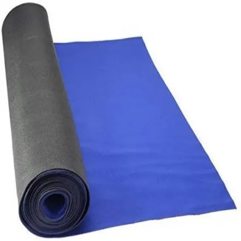 20' x 27" Blue Neoprene Floor Runner - Non Skid Bottom, Protect All Floor Surfaces