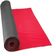 Red non-slip bottom 27 x 20 neoprene floor runner