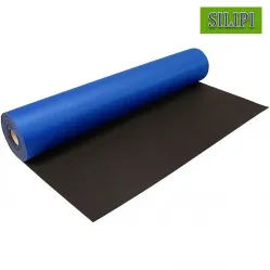 20&#039; x 27&quot; Blue Neoprene Floor Runner - Non Skid Bottom, Protect All Floor Surfaces