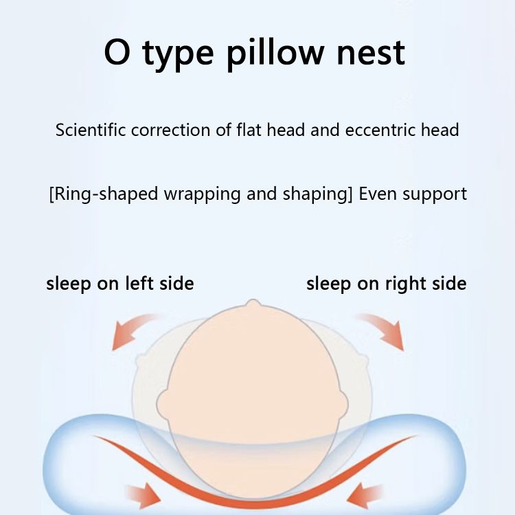 SILIPI Newborn Baby Shaping Silicone Pillow