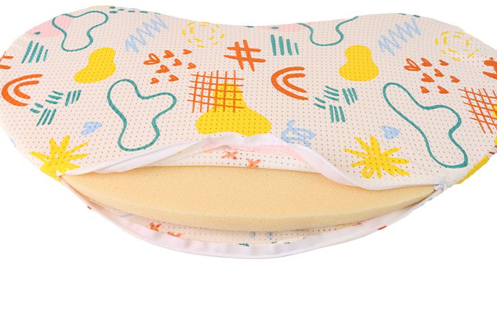 Ergonomic Baby Silicone Breathable Neck Pillow