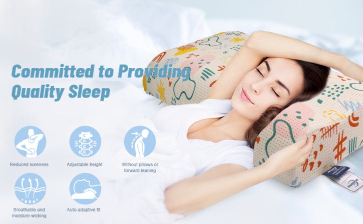 Silicone Pillow, Ergonomic Cervical Pillow