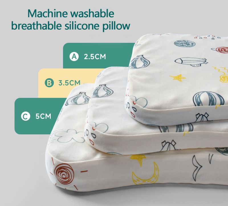 Machine washable children's wave pillow