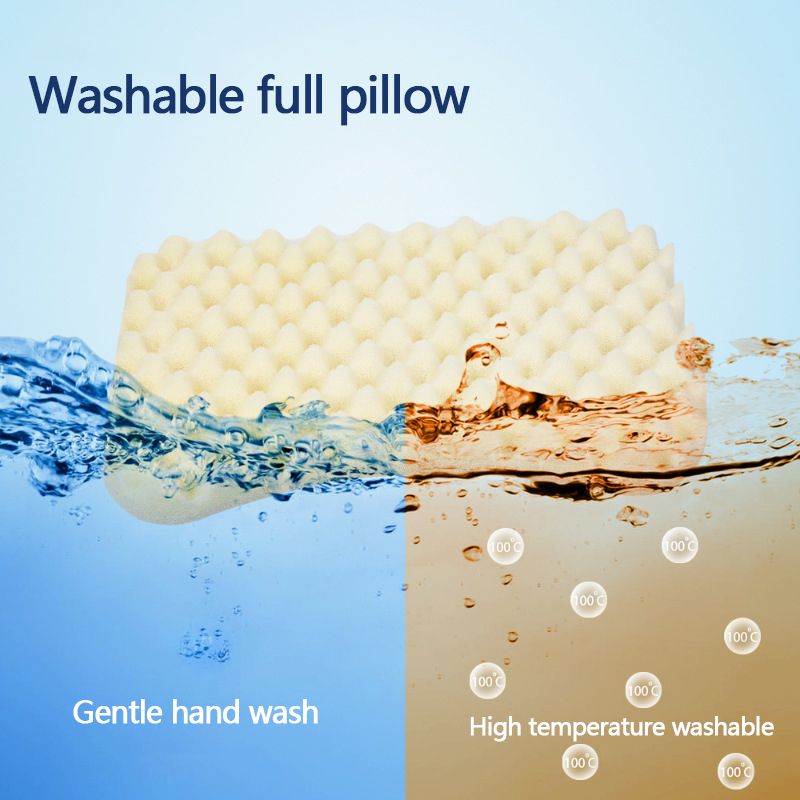 Machine washable children's wave pillow