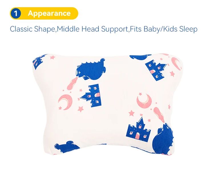 Newborn Soft Breathable Silicone Sleep Pillow