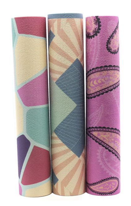 Wholesale Custom  6MM Thickness Double-sided ECO Friendly Non Slip Inspired Design Printing Yoga Mat