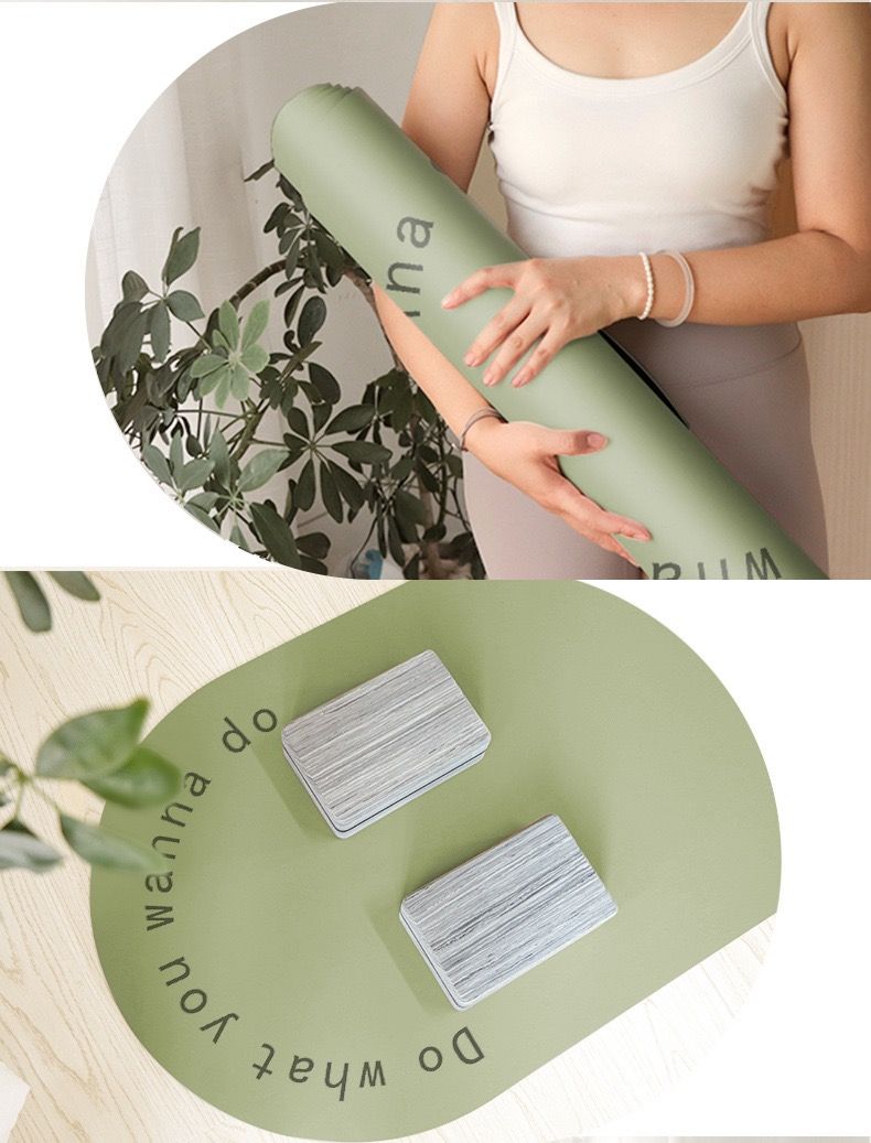 Custom yoga studio yoga mat Natural rubber anti-slip professional women's fitness mat