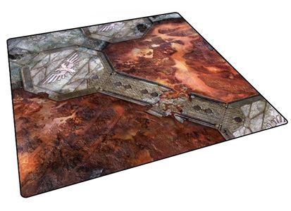 Customizable Size 6' x 4' Double-Sided Rubber Battle Mat  Gaming Mats For Wargames