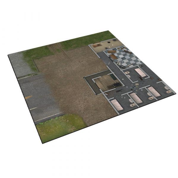 Customizable Size 6' x 4' Double-Sided Rubber Battle Mat  Gaming Mats For Wargames