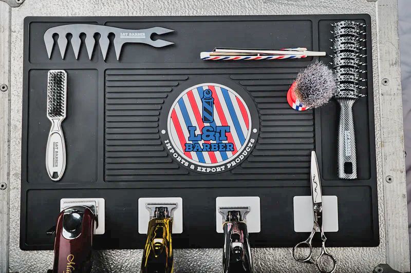 Magnetic Barber Mat, 17.7'' x 11.8'' Magnetic Barber Organizer Mat for Clippers