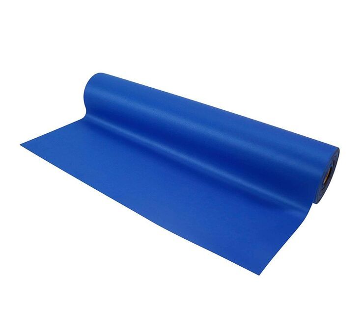 27" X 15' X 1.5MM Blue Neoprene Floor Runner For Protecting Carpets, Linoleum, Tile, Laminate