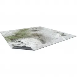  Terrain Winter Snowscape Game Mat 2x2 - Neoprene Playmat for Warhammer, D&D, Frostgrave and More