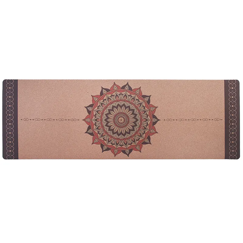 Sweat Proof Durable Cork Yoga Mat Thick Non Slip Exercise Mat for Home Workout