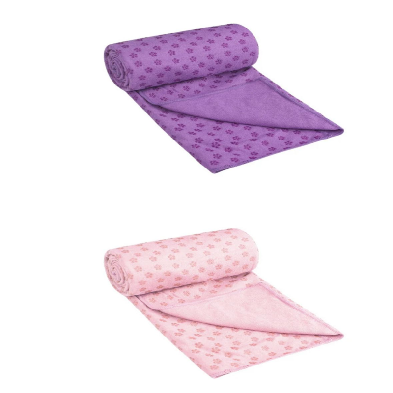 Non-slip yoga towel mat (6 colors) Extra long 63 x 183 cm