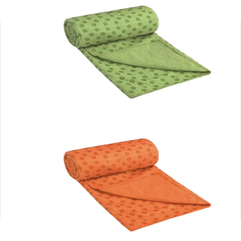 Non-slip yoga towel mat (6 colors) Extra long 63 x 183 cm