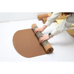 5mm Thick Eco-friendly Non Toxic Hot Yoga Mat Non Slip with Natural Rubber Base for Gym