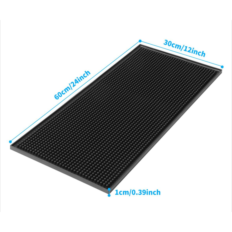 Bar mat PVC rubber tray dry spill mat suitable for KTV bar glass household