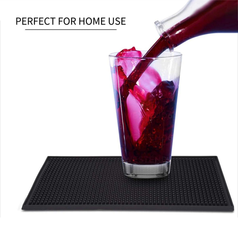 Cocktail and Coffee bar bar mat 15 cm x 30 cm rubber bar spill mat