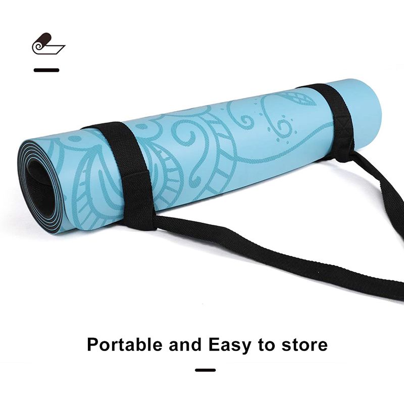 All-Natural Rubber PU Yoga Mat with Eco-Conscious Design for Sustainable Fitness