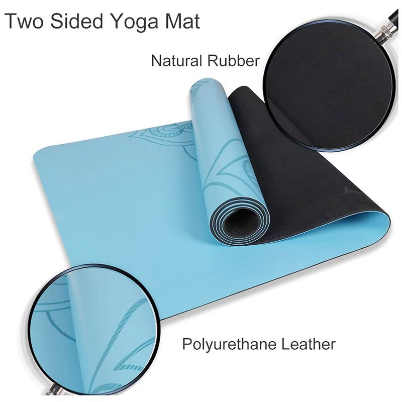 All-Natural Rubber PU Yoga Mat with Eco-Conscious Design for Sustainable Fitness