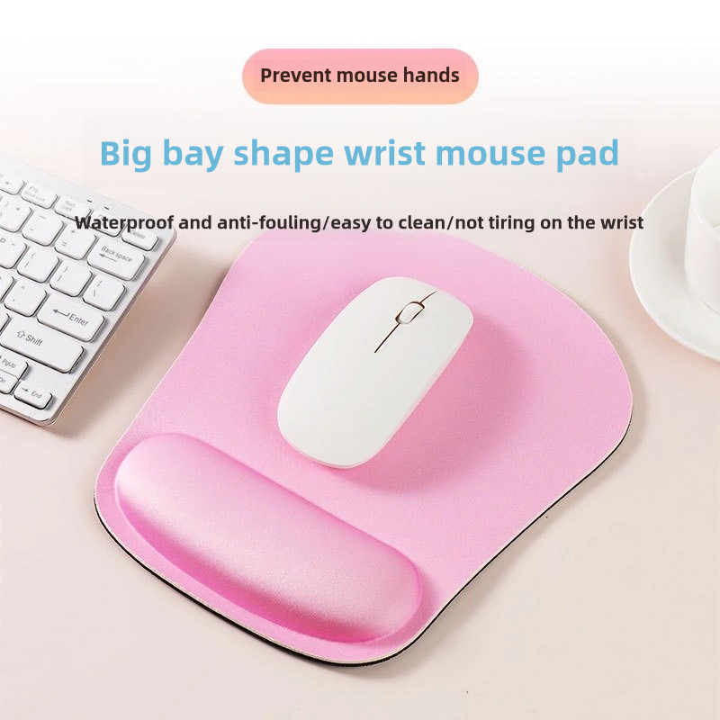 Solid color rubber silicone wrist mouse pad Computer keyboard mouse pad