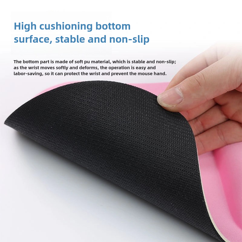 Solid color rubber silicone wrist mouse pad Computer keyboard mouse pad